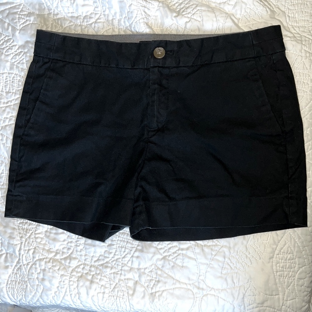 Banana Republic Black Cotton Shorts
